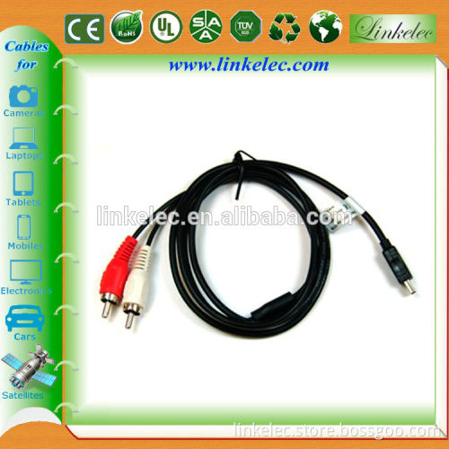 High quality shenzhen audio cable 1m 2m 3m 5m usb to rca cable for tv